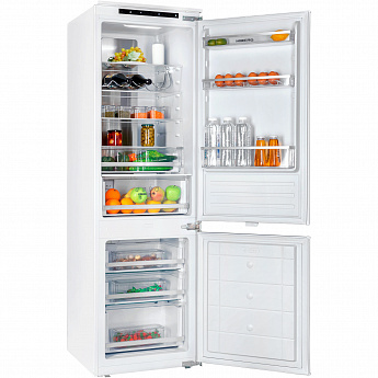 картинка Встраиваемый холодильник Hiberg RFCB-350 NFW 